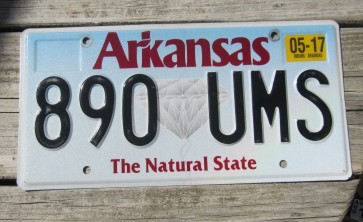 Arkansas Diamond The Natural State License Plate 2017