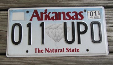 Arkansas Diamond The Natural State License Plate 2018
