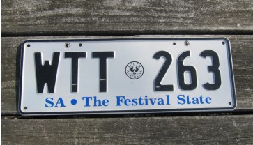 Australia License Plate South Australia The Festival State SA