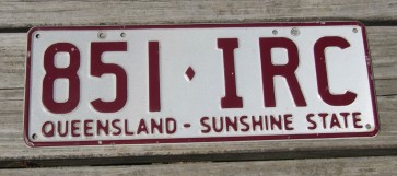 Australia License Plate Queensland Australia Sunshine State