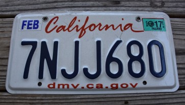 California Lipstick License Plate 2017 DMV