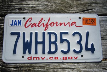 California Lipstick License Plate 2018 DMV