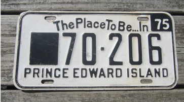 Prince Edward Island Canada The Place To Be License Plate 