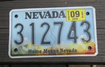 Nevada Motorcycle License Plate Home Means Nevada 2019