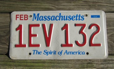 Massachusetts The Spirit of America License Plate 