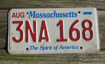 Massachusetts The Spirit of America License Plate 