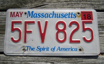 Massachusetts The Spirit of America License Plate 2018