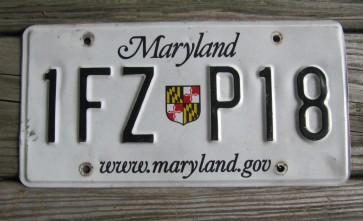 Maryland Sheild License Plate 