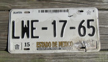 Mexico Estado De Mexico Mountains License Plate 