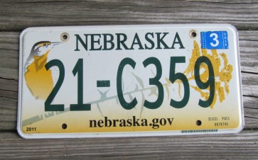 Nebraska Meadowlark License Plate Wren Bird 2014