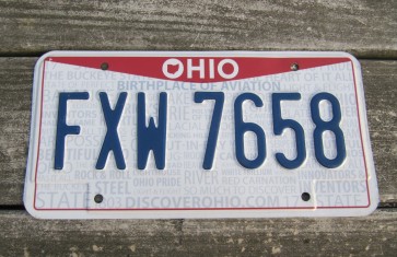 Ohio Pride License Plate Birth Place of Aviation
