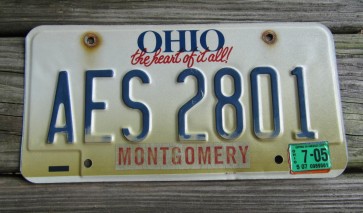 Ohio Birthplace of Aviation License Plate 2005