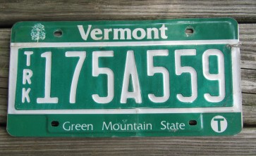 Vermont Green Mountain State License Plate 