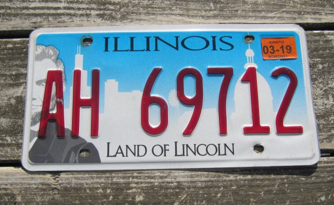 license plate sticker renewal illinois price