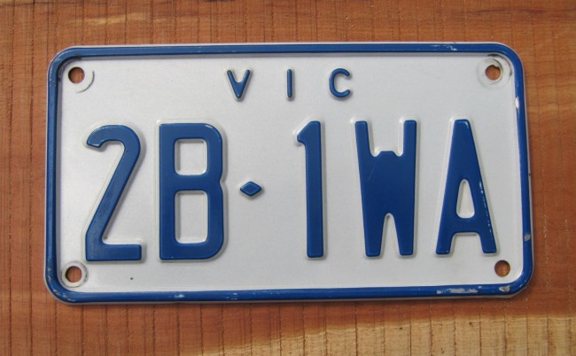 License Plate for SALE Australia Motorcycle License Plate ...