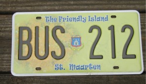 ST Maarten The Friendly Island License Plate 