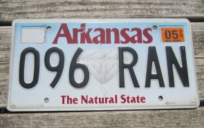 Arkansas Diamond The Natural State License Plate 2019