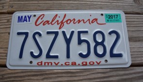 California Lipstick License Plate 2017 DMV