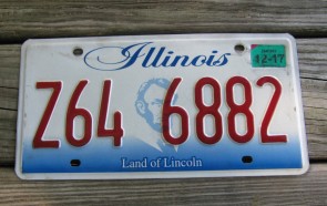 Illinois Land of Lincoln License Plate 2017