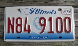 Illinois Land of Lincoln License Plate 2014
