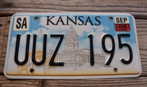 Kansas Capitol License Plate 2006