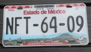 Mexico Estado De Mexico License Plate NFT 64 09