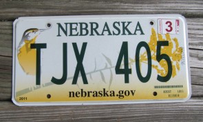 Nebraska Meadowlark License Plate Wren Bird 2016