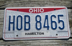 Ohio Pride License Plate Birth Place of Aviation Hamilton County