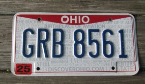 Ohio Pride License Plate Birth Place of Aviation