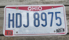 Ohio Pride License Plate Birth Place of Aviation Clermont County 2020