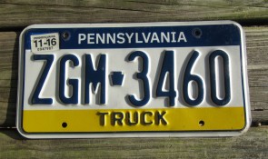 Pennsylvania Visit PA License Plate 2016