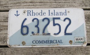 Rhode Island Wave License Plate Ocean State 