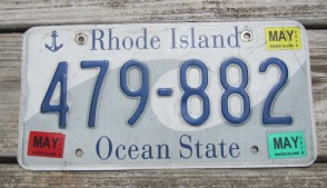 Rhode Island Wave License Plate Ocean State 2018