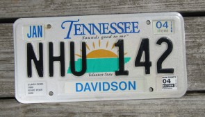 Tennessee Sounds Good To Me License Plate 2004