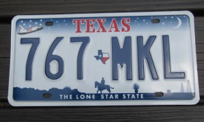 Texas Space Shuttle License Plate The Lone Star State 