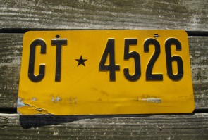 Allied Forces in Netherlands License Plate US Forces 