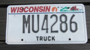 Wisconsin America's Dairyland License Plate 