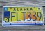 Alaska 50th Anniversary Celibrating State Hood License Plate 2011 FLT 339