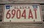 Alaska License Plate AK 1982 