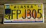 Alaska 50th Anniversary Celebrating State Hood License Plate 2010