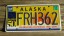 Alaska 50th Anniversary Celebrating State Hood License Plate 2017