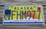 Alaska 50th Anniversary Celibrating State Hood License Plate 2016 FHM 977