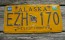 Alaska Yellow Blue Flag License Plate 2013