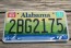 Alabama Green Mountains and River License Plate 2015