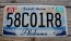 Alabama Sweet Home License Plate 2010 58C01R8