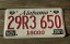 Alabama Heart of Dixie License Plate 2001