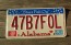 Alabama Stars Fell On License Plate 2007