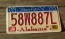 Alabama Stars Fell On License Plate 2008