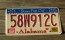 Alabama Stars Fell On License Plate 2008