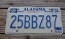 Alabama Heart of Dixie License Plate 1997 25BBZ87